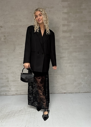 Premiere oversized triangle blazer Black HAUE L\'AMITIÈ